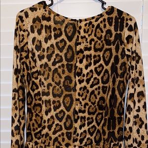 Leopard Print Mini Dress